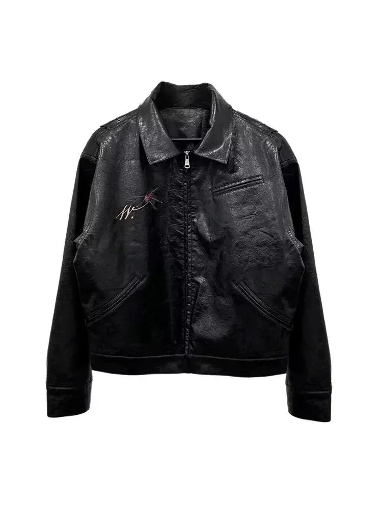 Geisha faux leather jacket