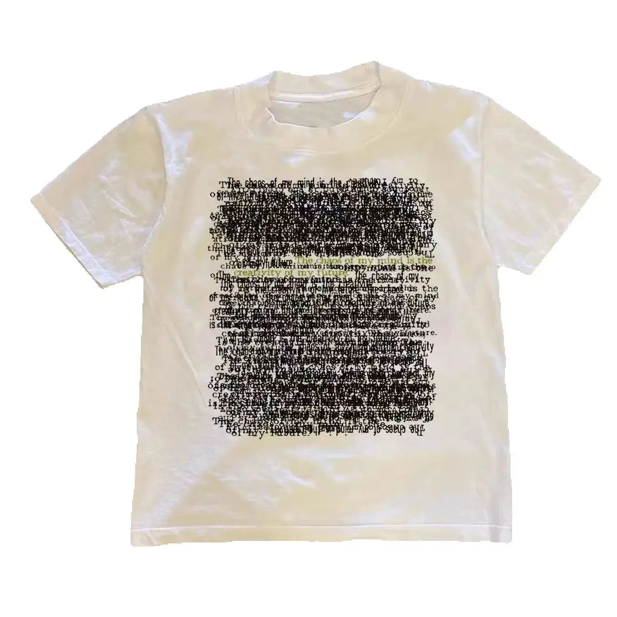 Layered text Tshirt