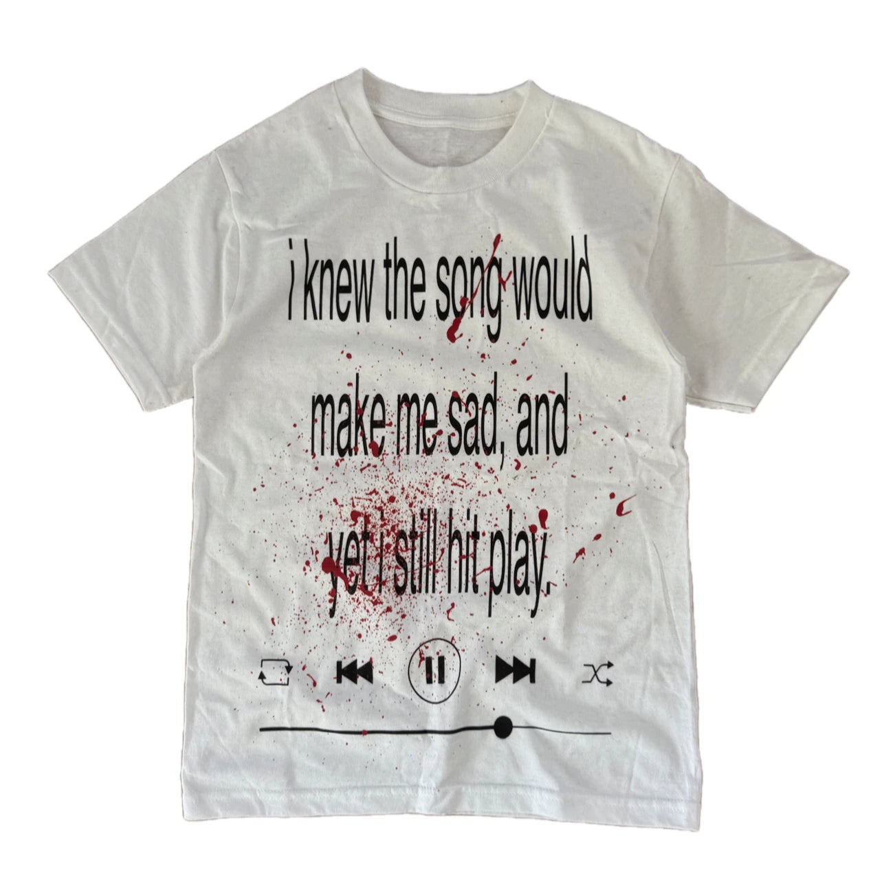 Blood stained Tshirt