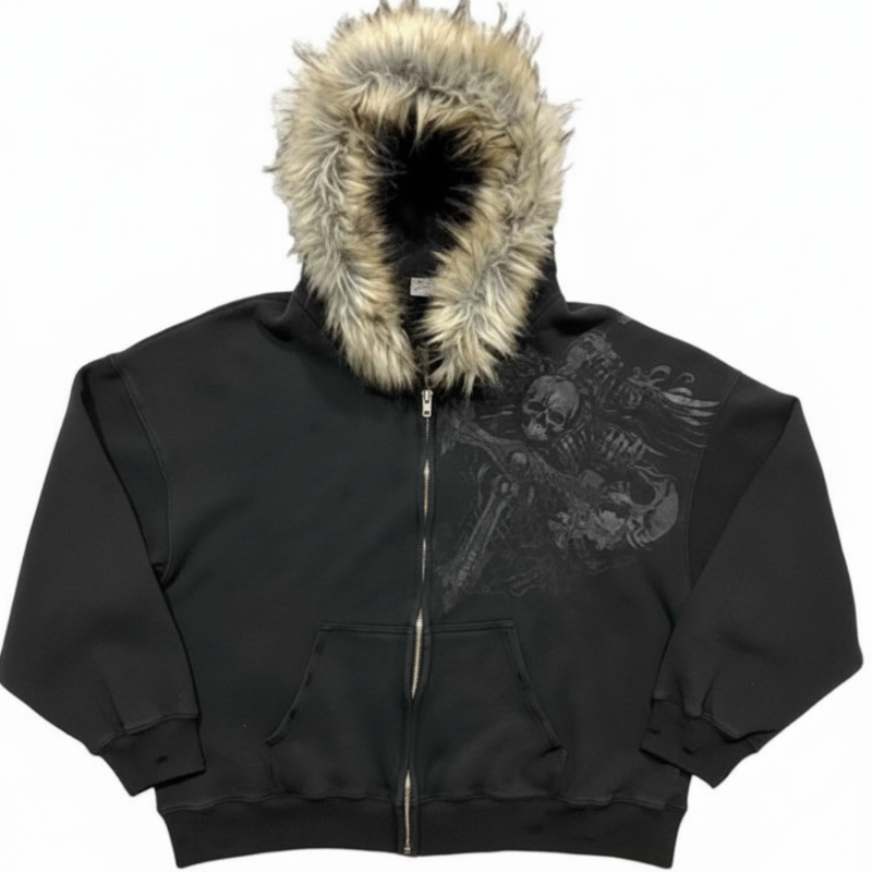 Fur Zip up